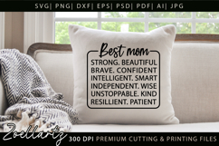 Best Mom SVG Cut Files Mother's Day SVG Women Empowerment Product Image 1