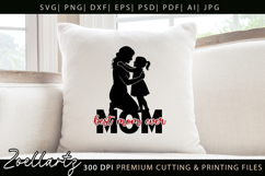 Mothers Day SVG for Cricut Mommy Mom Mama T-shirt Mug Design Product Image 2