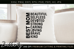 Mothers Day SVG for Cricut Mama Mummy Mom T-shirt Mug Design Product Image 6
