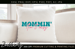 Funny Mom Life SVG for Cricut Mothers Day T-shirt Mug Design Product Image 2
