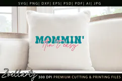 Funny Mom Life SVG for Cricut Mothers Day T-shirt Mug Design Product Image 2