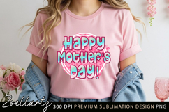 Mothers Day Sublimation PNG Mom Mama T-shirt Mug Card Design Product Image 8