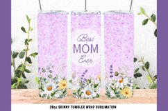Mothers Day Tumbler Sublimation Design Tumbler Wrap PNG Product Image 1