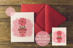 Mom & Mum Flower Sublimation Design for Mother's Day Product Image 2