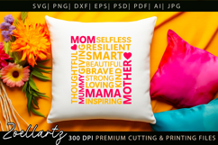 Mothers Day Subway Art SVG Mummy Mama Mom T-shirt Mug Design Product Image 4