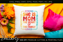Mothers Day SVG for Cricut Mommy Mom Mama T-shirt Mug Design Product Image 7