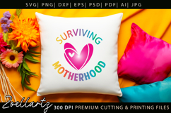 Funny Mom Life SVG for Cricut Mothers Day T-shirt Mug Design Product Image 8