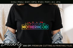 Motherhood Mom SVG for Cricut Mothers Day T-shirt Mug Design Product Image 8