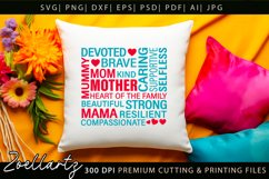 Mothers Day Subway Art SVG Mummy Mama Mom T-shirt Mug Design Product Image 7