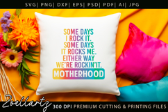 Motherhood Mom SVG for Cricut Mothers Day T-shirt Mug Design Product Image 6