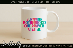 Motherhood Mom SVG for Cricut Mothers Day T-shirt Mug Design Product Image 7