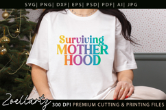 Motherhood Mom SVG for Cricut Mothers Day T-shirt Mug Design Product Image 9