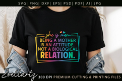Mothers Day SVG Mama Mommy She Is Mom T-shirt Mug Design Product Image 8