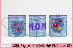 Mom mug wrap PNG| Mother's day sublimation design Product Image 2