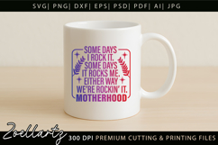 Motherhood SVG for Cricut Mothers Day Mom T-shirt Mug Design Product Image 5