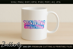 Motherhood Mom SVG for Cricut Mothers Day T-shirt Mug Design Product Image 5