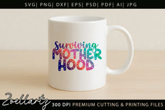 Motherhood Mom SVG for Cricut Mothers Day T-shirt Mug Design Product Image 3
