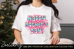 Mothers Day Sublimation PNG Mom Mama T-shirt Mug Card Design Product Image 2