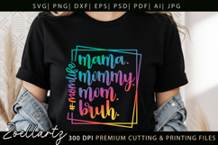 Mothers Day SVG for Cricut Mommy Mom Mama T-shirt Mug Design Product Image 7