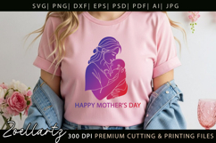 Mothers Day SVG for Cricut Mom Mama T-shirt Mug Card Design Product Image 5