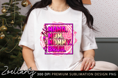 Mothers Day PNG for Sublimation Mom Life T-shirt Mug Design Product Image 2