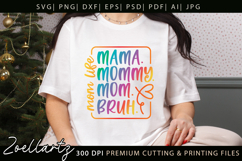 Funny Mom Life SVG for Cricut Mothers Day T-shirt Mug Design Product Image 8