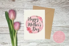 Happy Mother's Day Floral Sublimation Design Product Image 2