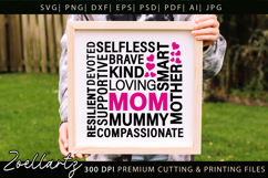 Mothers Day Subway Art SVG Mummy Mama Mom T-shirt Mug Design Product Image 7