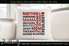 Mothers Day Subway Art SVG Mummy Mama Mom T-shirt Mug Design Product Image 2