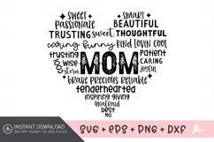 Mothers day SVG, Best Mom Ever SVG, Mom Life SVG Product Image 1
