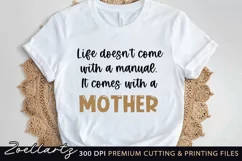 Mother's Day SVG Mom Mama T-shirt Tote Bag Pillow Mug Design Product Image 1