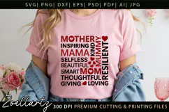 Mothers Day Subway Art SVG Mummy Mama Mom T-shirt Mug Design Product Image 7