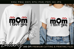 Mothers Day SVG for Cricut Mummy Mama Mom T-shirt Mug Design Product Image 1