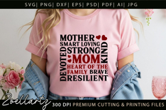 Mothers Day Subway Art SVG Mummy Mama Mom T-shirt Mug Design Product Image 8