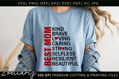 Mothers Day SVG for Cricut Mama Mummy Mom T-shirt Mug Design Product Image 5
