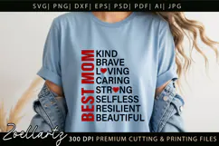 Mothers Day SVG for Cricut Mama Mummy Mom T-shirt Mug Design Product Image 5
