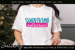 Motherhood Mom SVG for Cricut Mothers Day T-shirt Mug Design Product Image 1