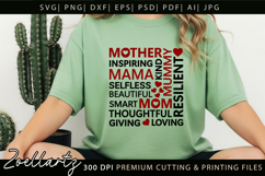 Mothers Day Subway Art SVG Mummy Mama Mom T-shirt Mug Design Product Image 8
