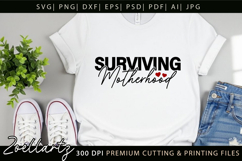 Motherhood Mom SVG for Cricut Mothers Day T-shirt Mug Design Product Image 8