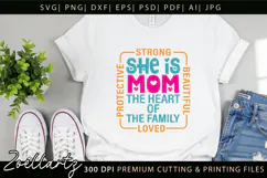 Mothers Day SVG for Cricut Mommy Mom Mama T-shirt Mug Design Product Image 8