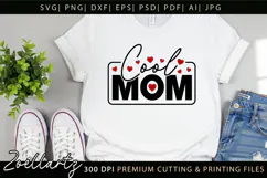 Mothers Day SVG for Cricut Mama Mummy Mom T-shirt Mug Design Product Image 7