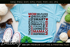 Mothers Day Subway Art SVG Mummy Mama Mom T-shirt Mug Design Product Image 5