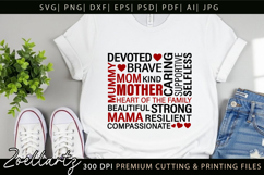Mothers Day Subway Art SVG Mummy Mama Mom T-shirt Mug Design Product Image 9