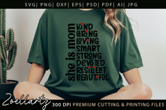 Mothers Day SVG for Cricut Mommy Mom Mama T-shirt Mug Design Product Image 7