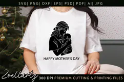 Mothers Day SVG for Cricut Mom Mama T-shirt Mug Card Design Product Image 2