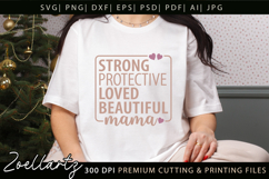 Mothers Day SVG for Cricut Mommy Mom Mama T-shirt Mug Design Product Image 4