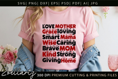 Mothers Day Subway Art SVG Mummy Mama Mom T-shirt Mug Design Product Image 8