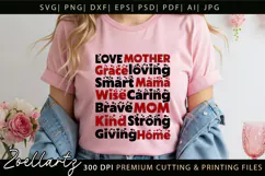 Mothers Day Subway Art SVG Mummy Mama Mom T-shirt Mug Design Product Image 8