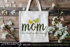 Mothers Day SVG Cut File Mom T-shirt Mug Tote Bag Pillow Product Image 2