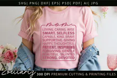 Mom SVG Cut Files Mother's Day SVG Women Empowerment T-shirt Product Image 7